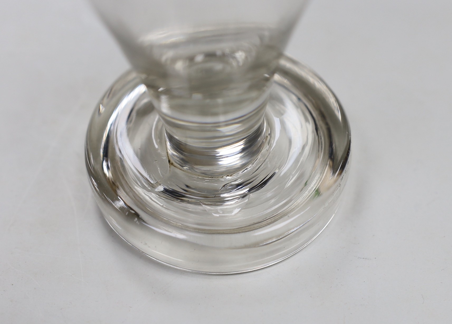 A George III firing toast masters glass, 9cm